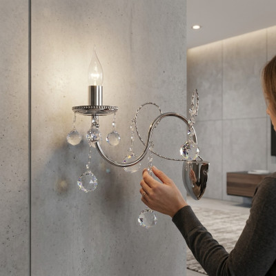 Wandlampe Hängende Kronlampe Wandleuchte Lüster Wand Lampen Deckenbehang