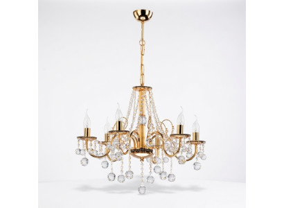 Goldene Kronlüster Kristall Kronleuchter Lichtpendelleuchte Deckenleuchter