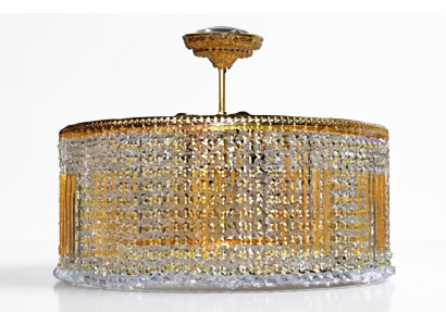Luxus Luster Kronleuchter Deckenlampe Deckenleuchter Lampen Gold Leuchte
