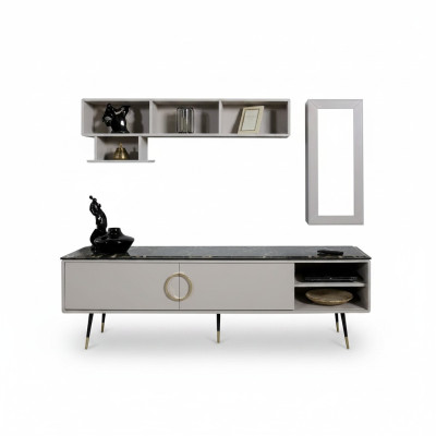 Italien Stil tv Schrank Sideboard lowboard Schrank Luxus Möbel Kommode 205cm