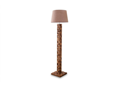 Stehleuchte Stehlampe Stand Steh Leuchten Lampen Lampe Braun Möbel Leuchte Neu