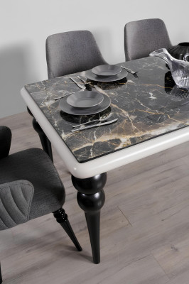 Wohnzimmer Esszimmer Stuhl Holz Sessel Möbel Lehnstuhl Stuhl Luxus Möbel Grau
