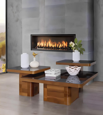 Wohnzimmer Holztisch Set Couchtisch Tisch Möbel Holz Glas Set Couchtische