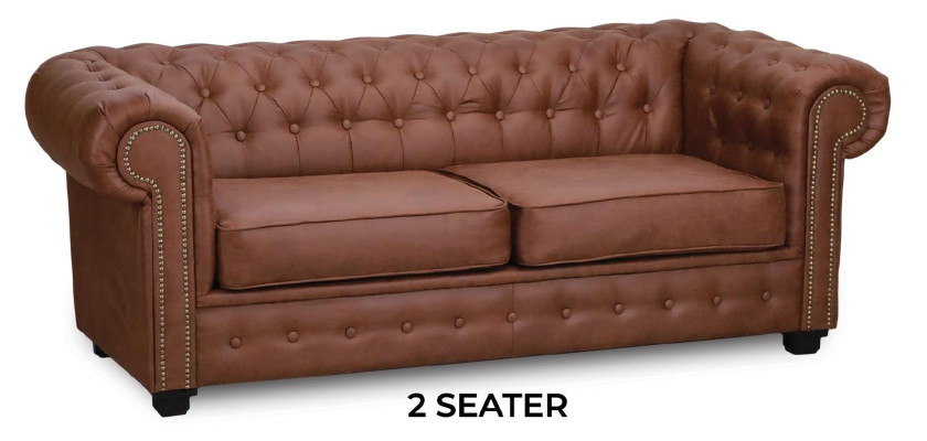 Chesterfield Sofa Stoff Grau Sofas Wohnzimmer Couch Sitzpolster Möbel
