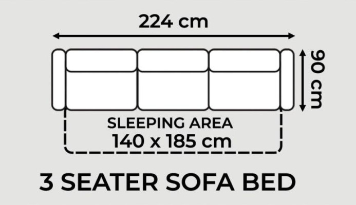 Schlafsofa Chesterfield Sofa mit Bettfunktion Couch Polster Möbel Couchen