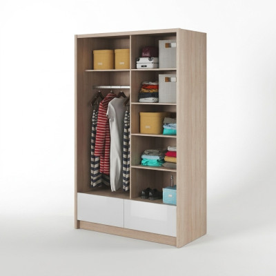 Mehrzweck Regale Schrank Regal Aufbewahrungs Kleiderschrank 130cm Neu Garderobe
