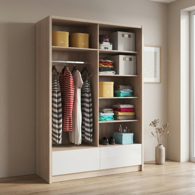 Mehrzweck Regale Schrank Regal Aufbewahrungs Kleiderschränke 150cm Neu Garderobe