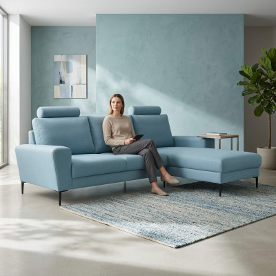 Ecksofa L-form Eckcouch Ecksofas Wohnlandschaft U-Form Sofa Couchen Polster Ecke