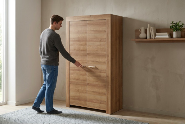Mehrzweck Regale 110cm Schrank Regal Aufbewahrungs Kleiderschrank Garderobe Neu