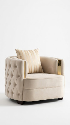 Wohnzimmer Luxus Sessel Moderne Einsitzer Design Chesterfield 1er Italien Möbel
