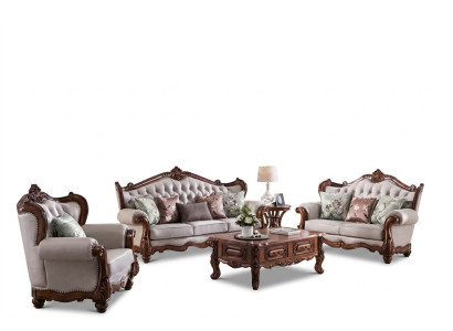 Sofagarnitur 3+2+1 Sitzer Gruppe Sofa Sessel Sofas Klassisches Set