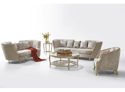 Hotel Möbel Einrichtung Sofagarnitur Stoff Sofa Klassischer Couch 321