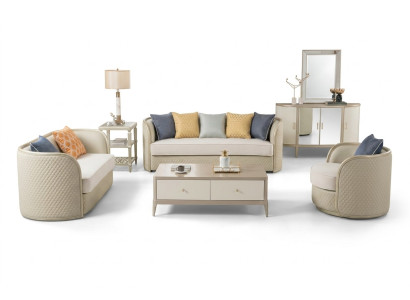 Stoffsofa Sofagarnitur 3+2+1 Sitzer Set Designersofa Couchen Modernes