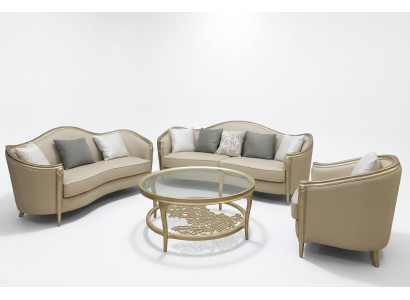 Sofagarnitur 3+2+1 Sitzer + Couchtisch Sitzpolster Garnituren Sofa