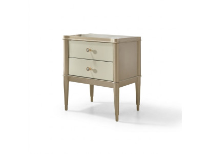 Nachttisch Beistelltisch Tisch Holz Tische Möbel Nachttische Beige Schlafzimmer