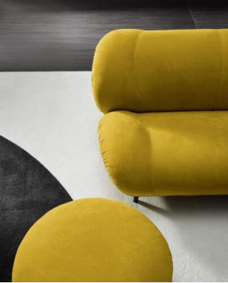 Sessel Einsitzer Luxus Polster Möbel Wohnzimmer Einsitzer Sessel Textil Lounge