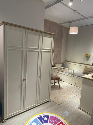 Kleiderschrank Beige Schrank Kinderzimmer Regale Jugend Kinder