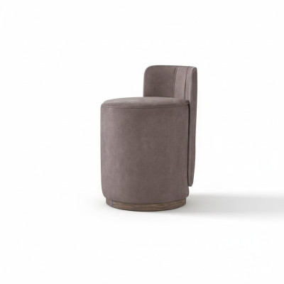 Design Sessel Bank Luxus Ottomane Schminktisch Hocker Runder Polster Stuhl