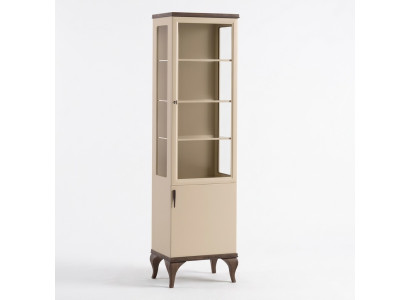Single Vitrine Eintüriger Schrank Möbel Glasschrank Möbel Holz Schränke