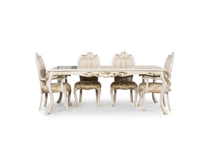 Klassischer Esstisch Beige Design Tisch Holz Tische Möbel Wohnzimmer