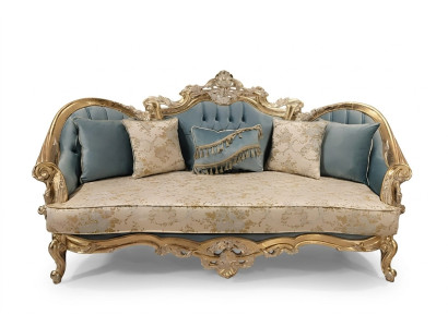 Klassische Dreisitzer Barock Couch Einrichtung 3er Französische Möbel