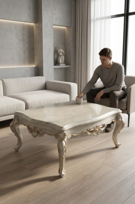 Marmor Couchtisch Design Tische Wohnzimmer Tisch Couchtische Holz Möbel