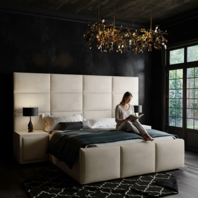 Doppelbett Bett Polster Betten Design Schlafzimmer Möbel Einrichtung 180x200cm