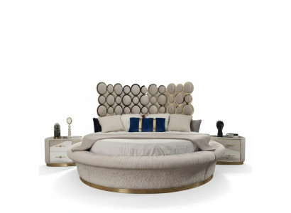 Luxus Bett 2x Nachttisch Set Betten Doppelbett Schlafzimmer Hotel Ehe 3tlg.