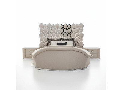 Schlafzimmer Bett 2x Nachttische Luxus Betten Set Komplett Design Möbel