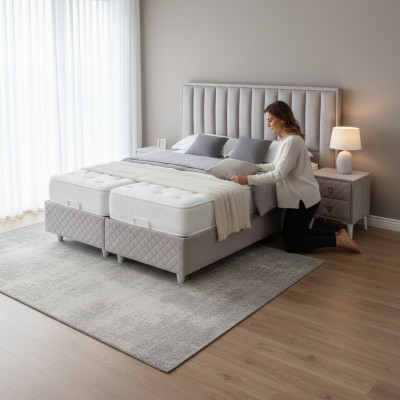 Betten Doppelbett Hotel Bettrahmen Doppel Holz Möbel Bett Polster Luxus Design