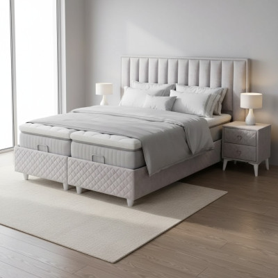 Betten Doppelbett Hotel Bettrahmen Doppel Holz Möbel Bett Polster Luxus Design