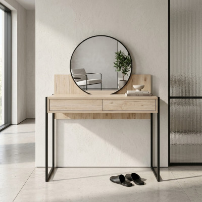 Schminktisch Beige Schlafzimmer Spiegel Möbel Design Elegantes Luxus Schön Neu