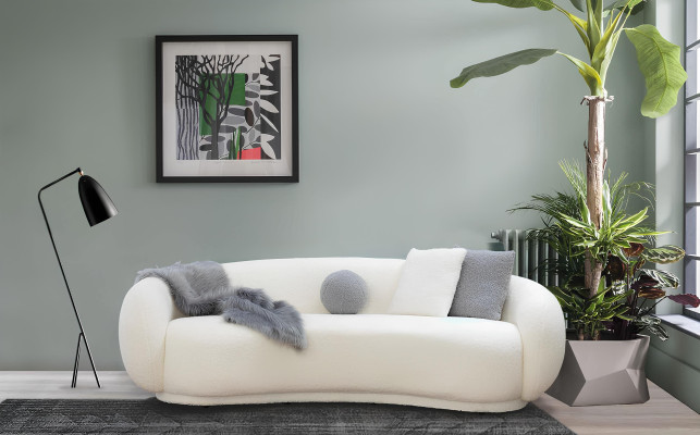 Wohnzimmer Dreisitzer Couch Design Möbel Einrichtung Polster Couchen