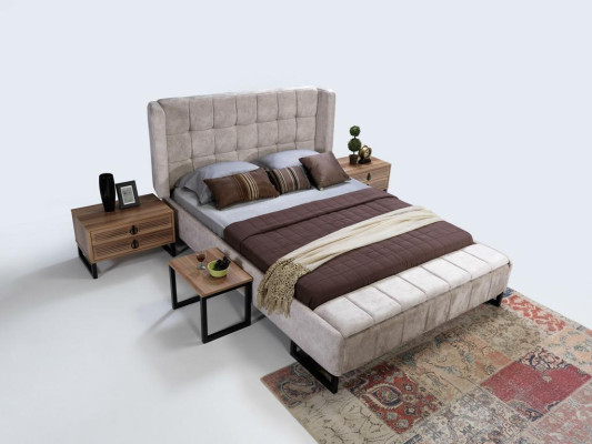 Elegantes Schlafzimmermöbel-Set im minimalistischen italienischen Design