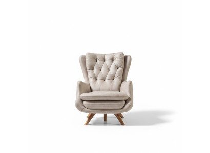 Wohnzimmer Sessel Design Couch Textil Luxus Polster Sitzer Neu Modern