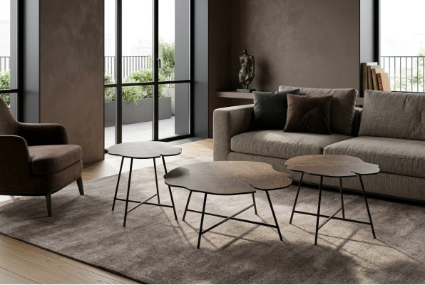 Couchtische Tische Beistelltische Wohnzimmer Set 3 tlg. Modern Luxus