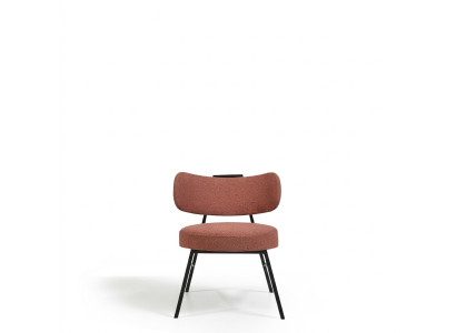 Luxuriöser moderner brauner Esszimmerstuhl im italienischen Design
