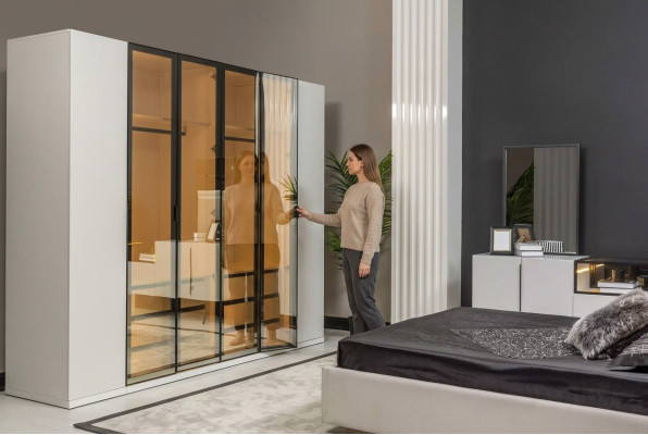 Kleiderschrank Möbel Schrank Italienischer Stil Luxus Schlafzimmer Schränke