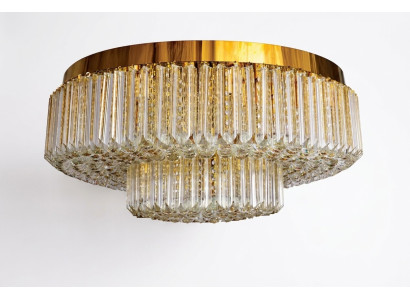 Kronleuchter Decken Leuchte Luxus Runder Luster Lampe gold Leuchten