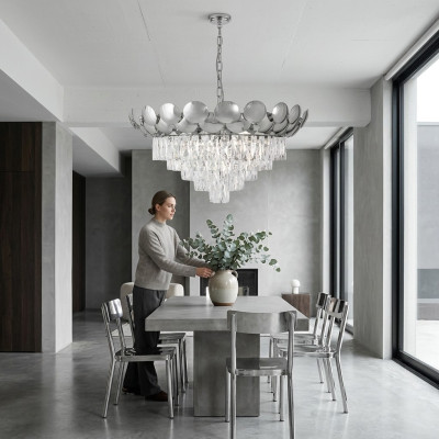 Kronleuchter Deckenlampe Deckenleuchte Lampe Beleuchtung Wohnzimmer Leuchte