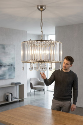 Kronleuchter Crystal Moderne Luster Hängelampe Design Wohnzimmer neu