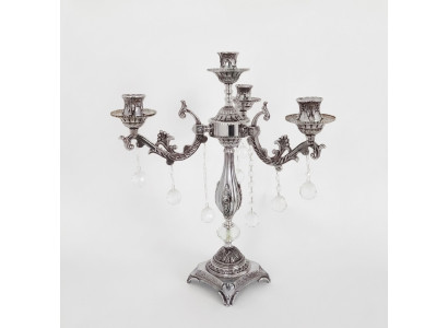 Tischlampe Nachttischlampe Leuchte LuxusTischlampe Wohnzimmer silber