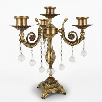 Tischlampe Nachttisch Lampe Luxus Leuchte Kerzenständer Form Tischlampen