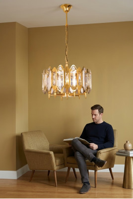 Kronleuchter Wohnzimmer Stil Moderner Leuchte Gold Schlafzimmer Luxus
