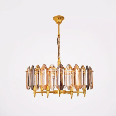 Kronleuchter Gold Deckenlampe Lampe Leuchte Goldene Hängelampe 60x75cm