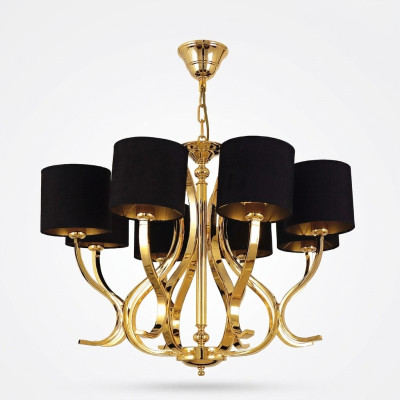 Deckenlampe Wohnzimmer Deckenleuchte Leuchte mit schwarzen Schirmen Lampe