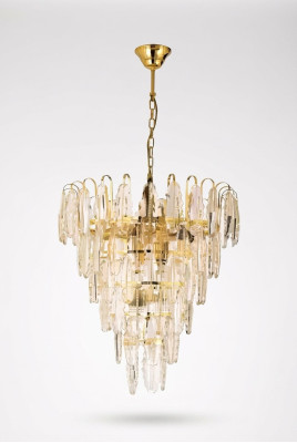 Kronleuchter Leuchte Lampe Hängelampe Wohnzimmer neu Modern gold