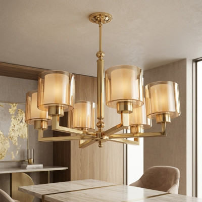 Kronleuchter Stil Moderne Wohnzimmer Lampe schön Gold neu Schlafzimmer