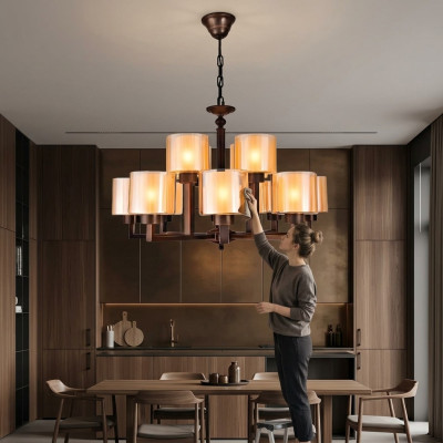 Deckenlampe Goldfarben Wunderschöner Decken Luster Glas Wohnzimmer