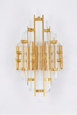 Wandleuchte Design Flur Lampen WohnZimmer Luxus neu gold